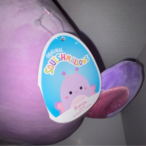 Brenda the Purple Butterfly 12 inch Squishmallow Stuffed Animal Toy - Picture 5 of 9